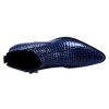 Santimon Men's Ankle Boots Patent Leather Fashion Zipper Pointed Toe Casual Boots Black - 3 of 4