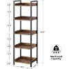 Greenstell Modern Style Bookshelf, Bookcase, High Bookshelf Corner Storage Organizer for Home Office Bedroom Kitchen Living Room - 4 of 4