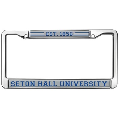 Seton Hall University School Logo Full Size Standard License Plate Metal Frame