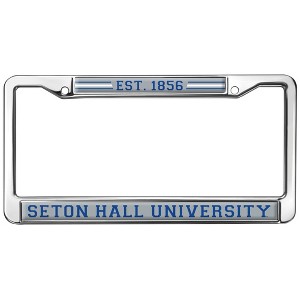Seton Hall University School Logo Full Size Standard License Plate Metal Frame - 1 of 4
