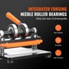 VEVOR Leather Cutting Machine, 7.1 x 3.9 in Embossing Plate Manual Die Cutter, 0.47 in Pressure Stroke Dual Guide Shafts Die Cut Machine, Black - 4 of 4
