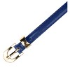 Elerevyo Women Skinny PU Leather Waist Belts with Gold Metal Buckle for Dress Jeans 1 Pc - 2 of 4