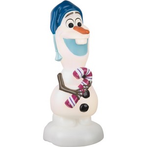 Gemmy Lighted Blow Mold Outdoor Decor Olaf Disney, White - 1 of 2