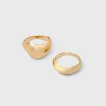 Bold Dome Ring Set - A New Day™ Gold