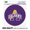 University at Albany Primary Logo Automotive Car Window Locker Circle Bumper Sticker - 3 of 4
