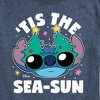 Men's - Lilo and Stitch - Tis the Sea-Sun Christmas Short Sleeve Graphic T-Shirt - 2 of 4