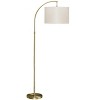 Lighting, 65"h, Floor Lamp, Brass Metal, Ivory / Cream Shade, Contemporary - 2 of 4