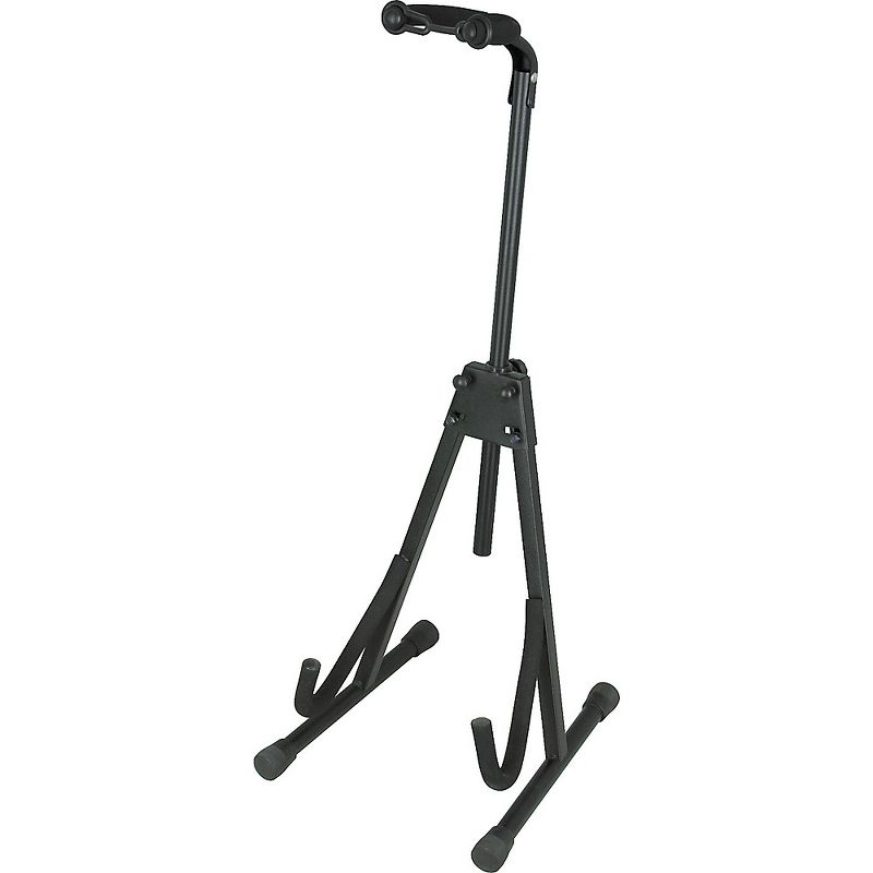 Musician's Gear Deluxe A-Frame Electric Guitar and Bass Stand Black, 1 of 3