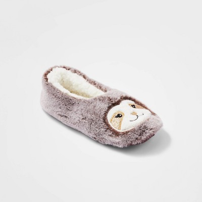 faux fur slippers target
