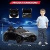12V Licensed BMW M4 Kids Ride On Car, Electric Vehicle w/Remote Control, 3 Speeds, Bluetooth, MP3, LED Lights - 3 of 4