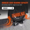 VEVOR 4 Piece Wheel Dolly, 6000 lbs/2722 kg Car Moving Dolly, Heavy-duty Car Tire Dolly Cart Moving Cars, Trucks, Trailers, Motorcycles, and Boats - 4 of 4