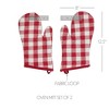 Annie Buffalo Check Red Oven Mitt Set of 2 - 2 of 3