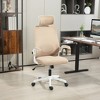 HOMCOM Ergonomic Office Chair with Flip-up Armrest, Adjustable Headrest and Lumbar Support, Mesh Desk Chair for Home Office - 2 of 4