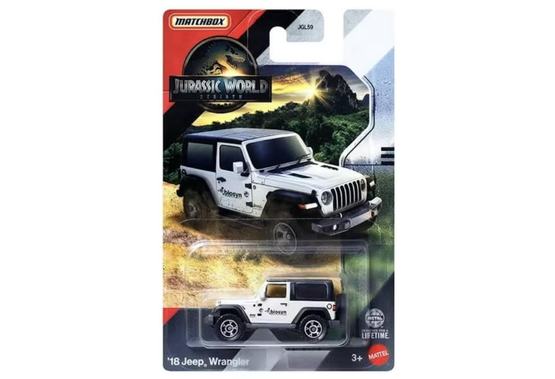 Matchbox 2018 Jeep Wrangler Jurassic World