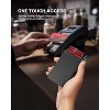 Paaaawaters typecase Tactical Wallet for Men Card Holder: Pop Up Card Case, Genuine Leather, Smart, RFID Blocking - 3 of 4