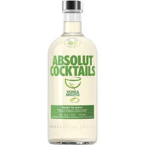 Absolut Ready To Serve Cocktails Vodka Mojito - 750ml Bottle - 1 of 4