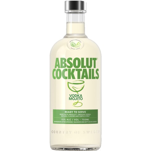 Absolut Ready To Serve Cocktails Vodka Mojito - 750ml Bottle - image 1 of 4