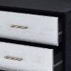 47" Myles Decorative Storage Drawers Black, Silver and Gold Finish - Acme Furniture: 5-Drawer Wood Composite, No Assembly Required - 3 of 4