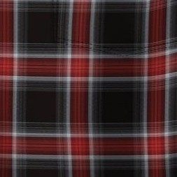 black plaid