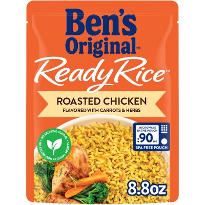 Ben's Original Ready Rice Roasted Chicken Rice Microwavable Pouch - 8 ...