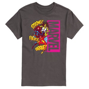 Men's - Marvel - Super Hero Women Sound Effects Short Sleeve Graphic T-Shirt - 1 of 4