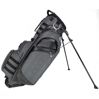 Subtle Patriot Golf Tier 1 Stand / Carry Bag 5-way Top - USA Musket Gray