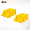 Unique Bargains Plastic Stackable Garage Closet Organization Shelf Bins 2 Pcs - 3 of 4
