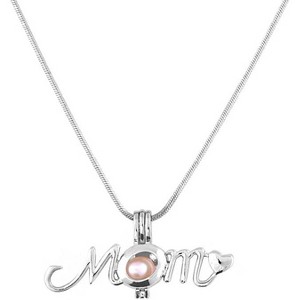 DIY Wish Pearl Necklace Kit with Lotus Cage, Cultured Pearl in Oyster Gift Set - 1 of 4