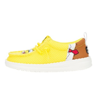 Hey Dude X SpongeBob - Kids Comfortable Slip on Shoes