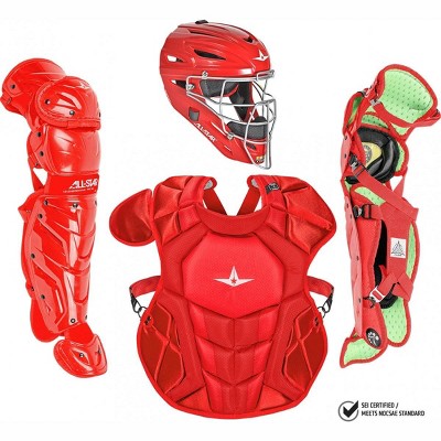 Ensemble De Protection All-Star System7 Intermédiaire - NOCSAE - Couleur écarlate