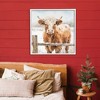 Stupell Industries Cattle at Snowy Fence Framed Giclee Art - 3 of 4