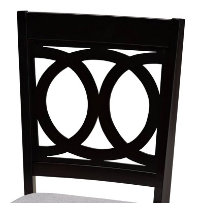 Lenoir Gray Upholstered Wood Dining Chair Set