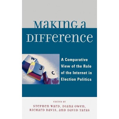 Making a Difference - (Lexington Studies in Political Communication) by  Richard Davis & Diana Owen & David Taras (Hardcover)