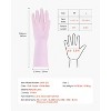 Angel Sar Reusable Cleaning Gloves, 2 Pairs Dishwashing Gloves Non-Slip Grip, Natural Latex Waterproof Gloves for Kitchen Bathroom, Large Size - 3 of 4