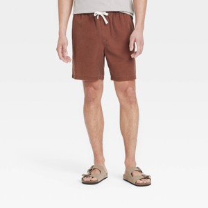 Men's Vintage 7" Elevated Washed Pull-On Shorts - Goodfellow & Co™ - 1 of 3