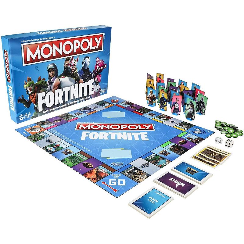 Fortnite Edition Monopoly Board Game | 2-7 Players, 3 of 4