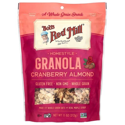 Bob's Red Mill, Pan-Baked Granola, Cranberry Almond, 11 oz