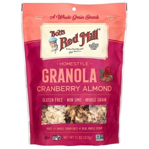Bob's Red Mill, Pan-Baked Granola, Cranberry Almond, 11 oz - 1 of 2