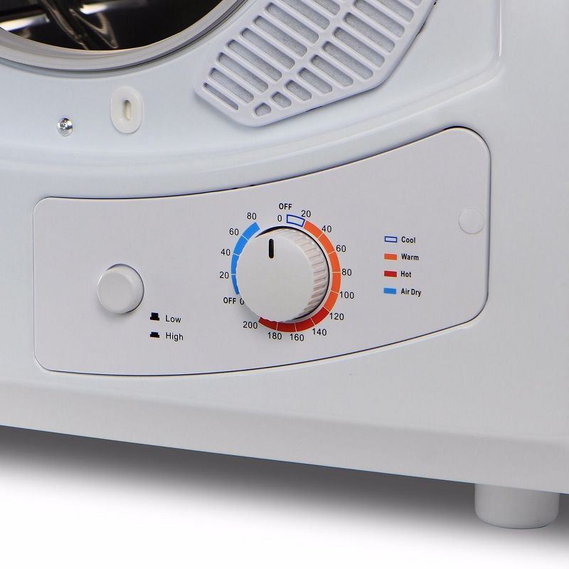 Barton Tumble Dryer White Heat Control Automatic Portable Electric RV 2.6 cu ft, 4 of 7