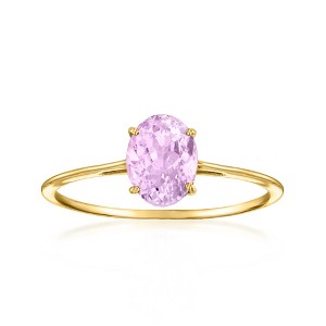 Ross-Simons 1.70 Carat Pink Kunzite Ring in 14kt Yellow Gold - 1 of 4