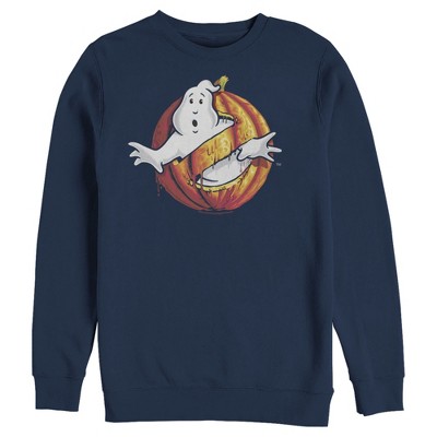 Men's Ghostbusters Halloween Pumpkin Logo Sweatshirt