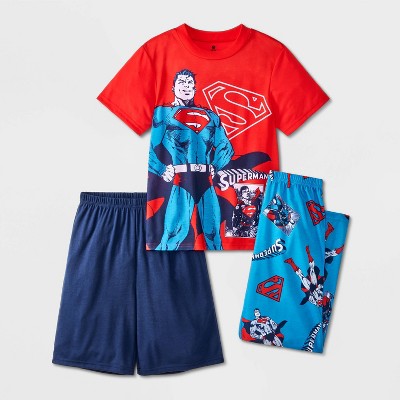Boys' 3pc Superman Pajama Set - Blue