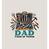 Dad Fixer Of Things
 Adult Long Sleeve Hoodie - 2 of 3