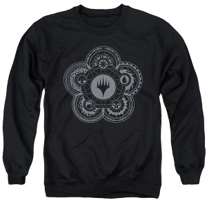 Magic The Gathering Icon Glyph Adult Crewneck Sweatshirt - 1 of 4