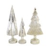 Christmas 13.5" Metallic Trees Translucent Set Of 3 One Hundred 80 Degree  -  Decorative Sculptures - image 3 of 3