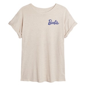 Women's - Barbie - Living Outside The Box Oversized Graphic T-Shirt - 1 of 4