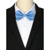 Elerevyo Men's Pre-tied Formal Satin Solid Color Formal Tuxedo Bow Ties - 4 of 4