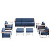 Gymojoy Outdoor Sofa Funiture with Thick Cushion for Garden Yard - 3 of 4