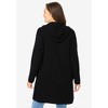 Woman Within Hoodie Shaker Cardigan - 3 of 4