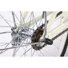 24 & 26 Inch Beach Cruiser Bike for Women, Womens Bike with Basket 1 Speed, Step Through Bikes - 3 of 4